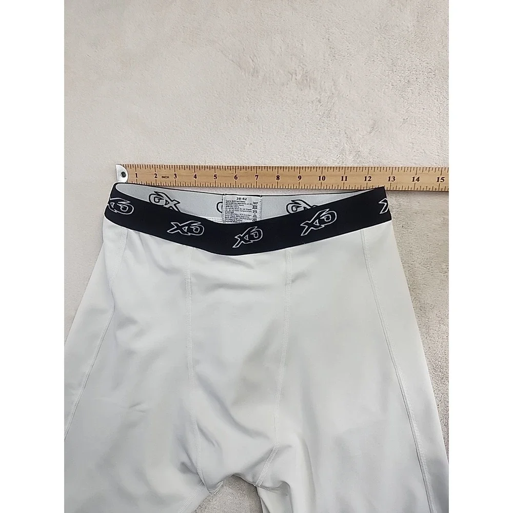 XO Elite Slider Shorts w/ Cup Pocket, White, 38-42